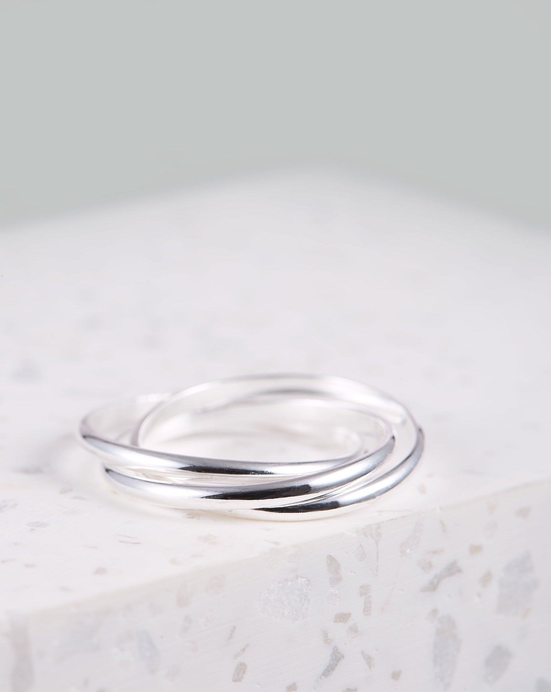 Antistressring | Anxiety Ring | Handgemachter beweglicher Ring | Spinning Ring | ADHS Ring | Handmade in Bali | VERLAN Jewellery | Tripple Ring - wasserfester Schmuck