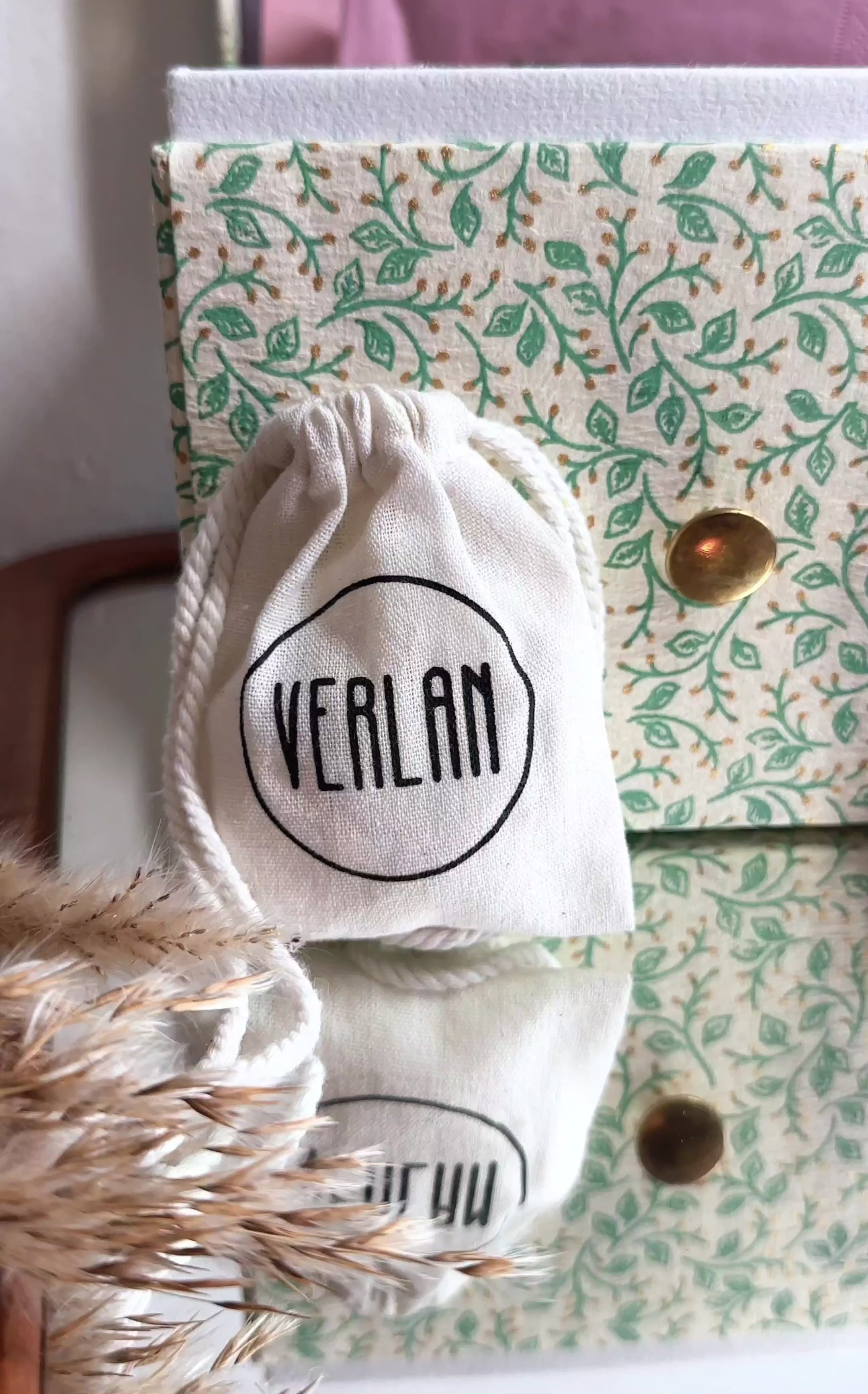 VERLAN Adventskalender Box, nachhaltiger Adventskalender mit handgefertigten Schmuckstücken