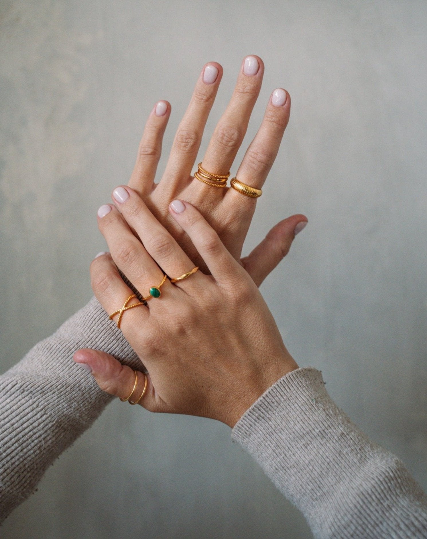 Goldene Ringe | Hochwertige Ringe | Schmuck aus Bali | VERLAN Jewellery | Statement Ring | Siegelring 