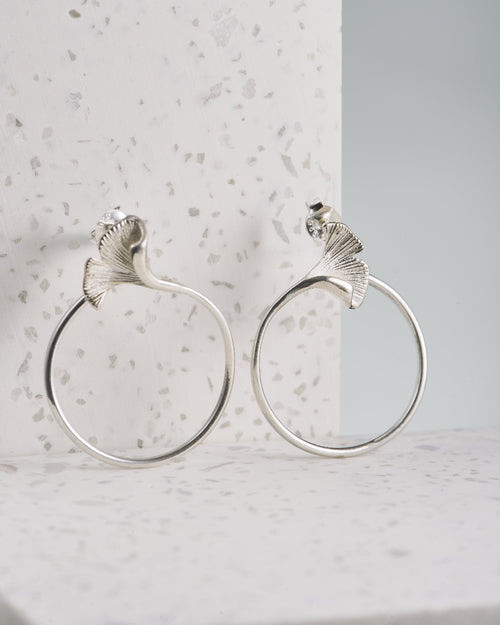 Handmade with love | VERLAN Jewellery | Fairfashion | Handgemachte Ohrringe im Boho Look aus Bali | Fair und nachhaltig handgefertigter Schmuck | Earrings im Mandala Look | Ginkgo Ohrringe