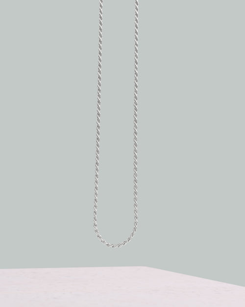 Silber Kette eingedreht | Bali  Boho Schmuck | fair und umweltschonend | Handgemachten Schmuck online kaufen | VERLAN Jewellery | Sterling Silber 925 - wasserfest