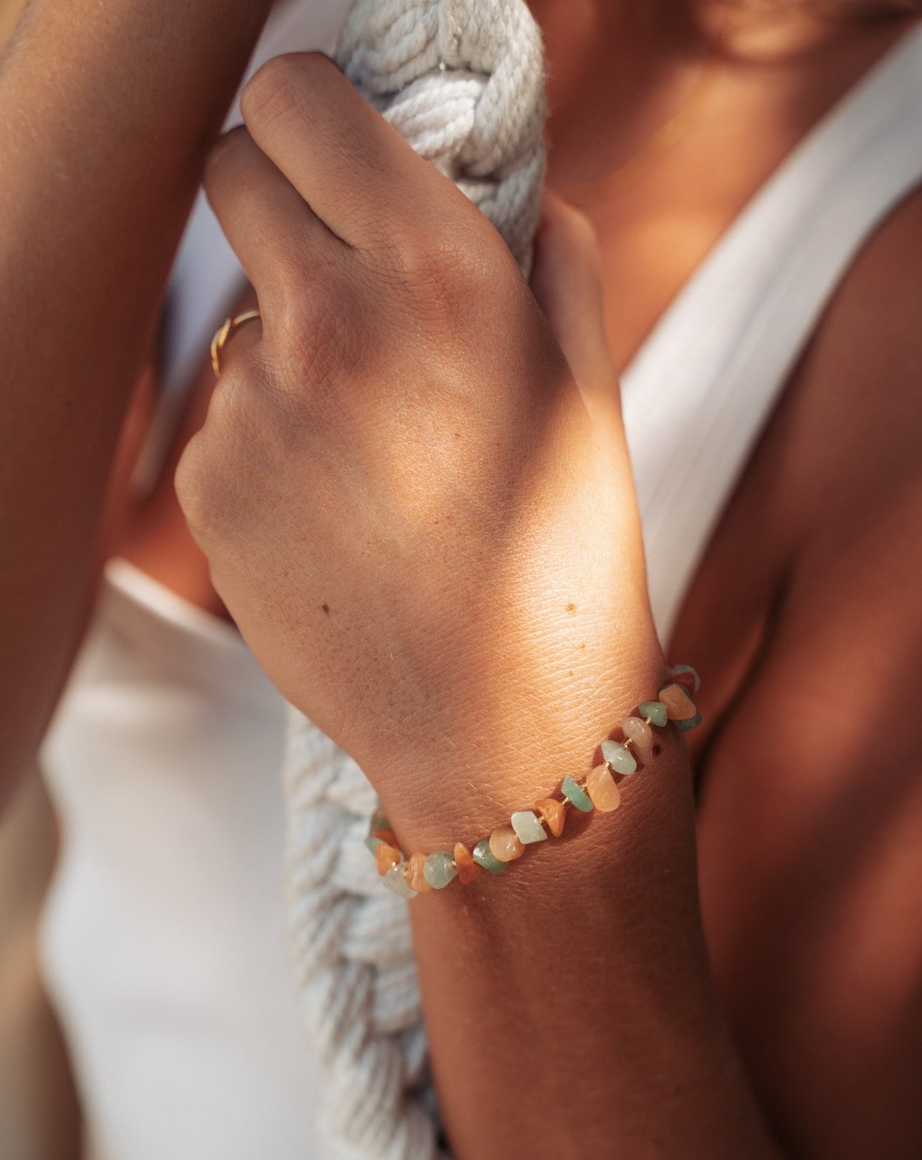 Karneol Armband | Armband mit Aventurin | Schmuck aus Bali | VERLAN Jewellery | das perfekte Geschenk für Freundin finden | nickelfreier Schmuck